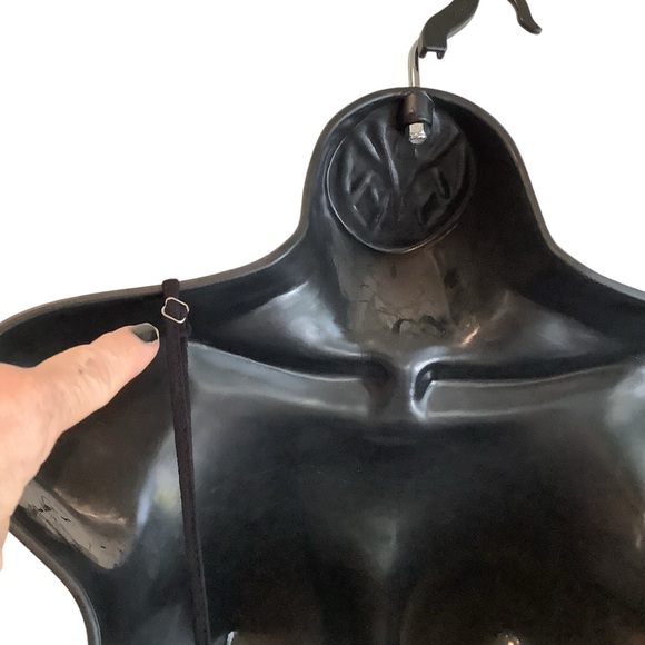 Honey Belle Black Wrap Dress with Shorts Underneath & Ruffle Hem WORN ONCE - Picture 4 of 12